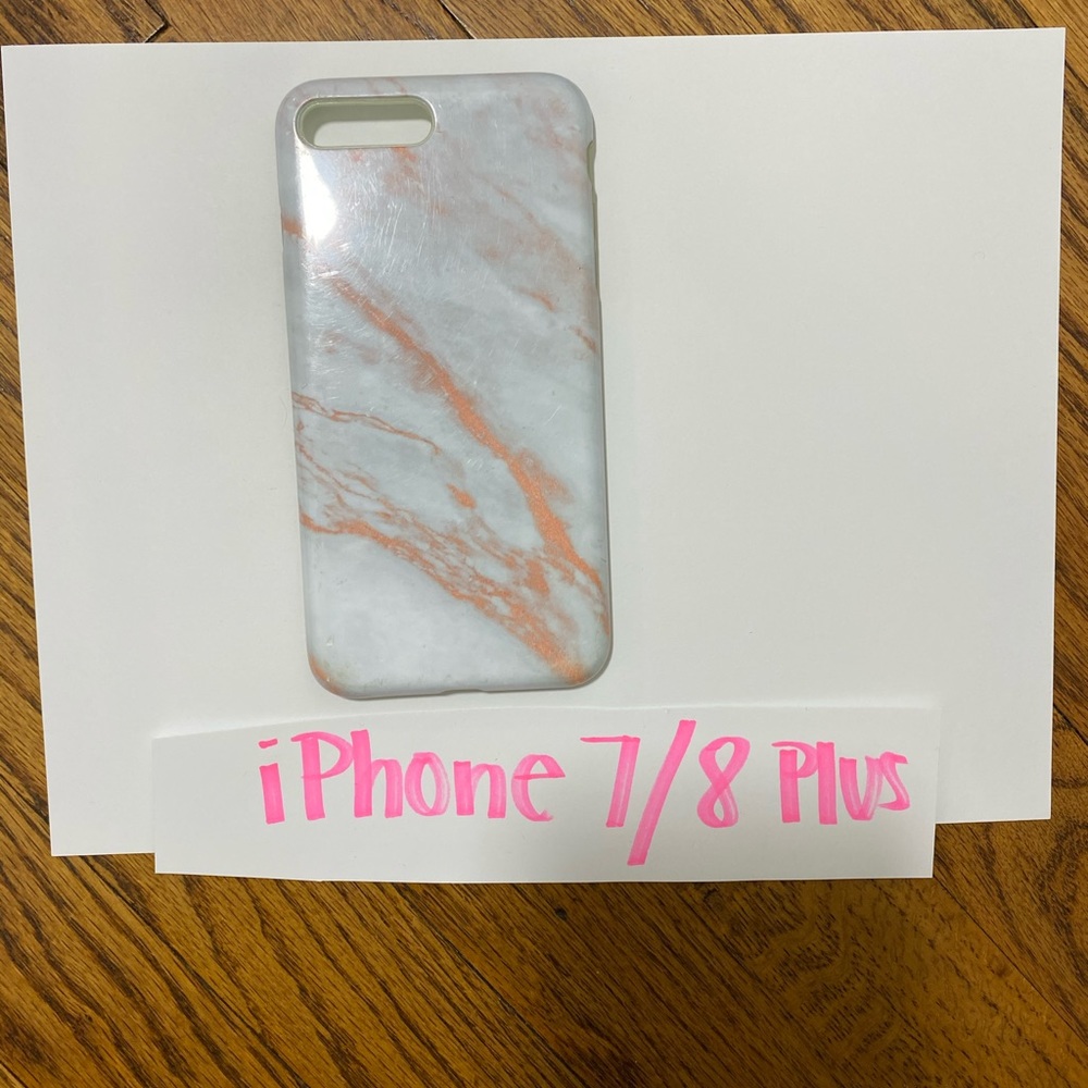iPhone 7/8 plus marble case